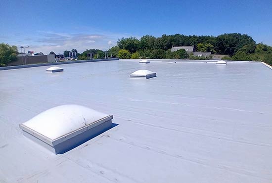 Photo d'un toit plat