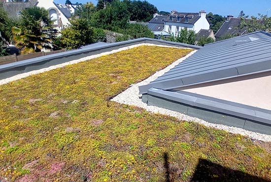 Photo d'une toiture-terrasse
